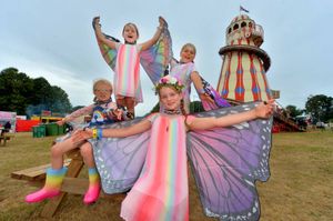 Mylie Harlow, five, Molly Davies, seven, Tilley Davies, nine, and Leyla Harlow, nine, from Tamworth