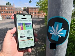 QR code stickers linking to an illicit drug sales website have been spotted around Walsall