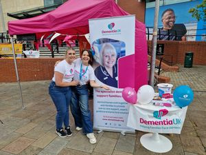 Volunteers from Dementia UK were there to lend their support as well