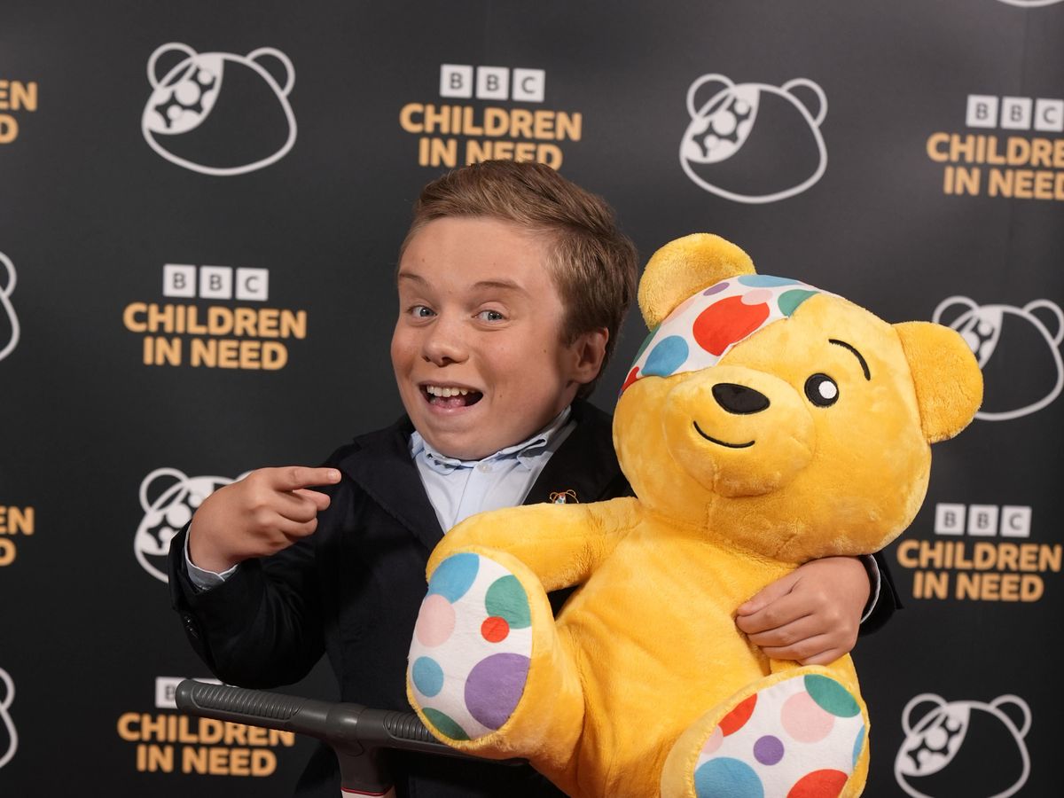 Pudsey Bear and Lenny Rush become BBC &lsquo;big cheeses&rsquo; in Children In Need sketch