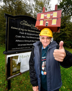 DUDLEY COPYRIGHT NATIONAL WORLD  TIM THURSFIELD 20/10/24 .Tony Jefferies, who is campaigning to have the Crokked House rebuilt, and is having a documentary made about him..