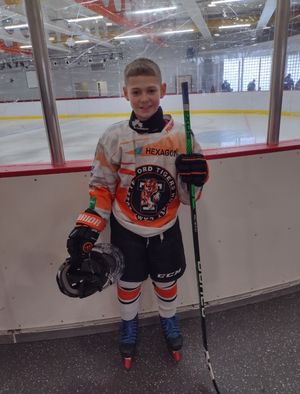  Bayley on the ice rink
