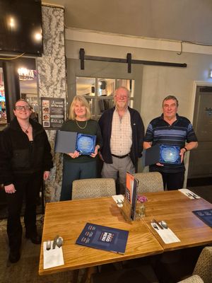 l to r Lydia Longville, Susan Bolton, Steve Cutler, Graham Roberts, 