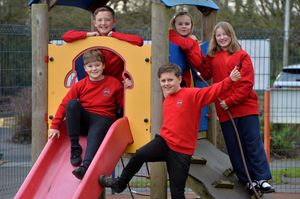 From left: Ben Feder, Will Fraser, Sam Osborn, Ellie Delaney and Lily Taylor