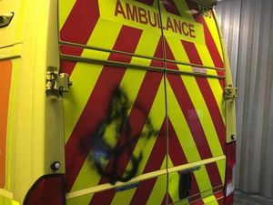 Supporting image for story: Ambulance sprayed with graffiti in Birmingham