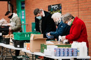 Volunteers Shane Allam (name correct), Shay Corrigan, Jenny Vickers and Sue Cooper