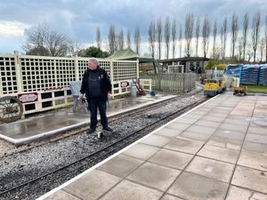 Stu Harris was amazed at the work completed in just one day