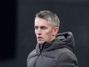 Kieran McKenna on the touchline