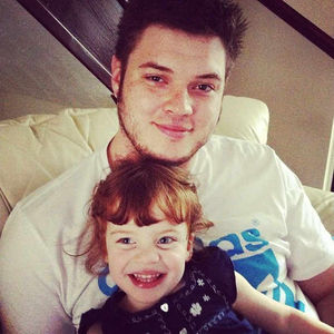 Rare blood – Simon Hill with niece Charlotte