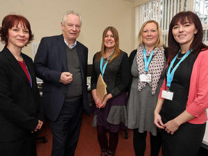 Supporting image for story: Tories will take Telford MP David Wright's seat, says Francis Maude during visit to town