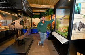 Tom Moncrieffe has taken on the new role of palaeontologist at the Exotic Zoo in Telford