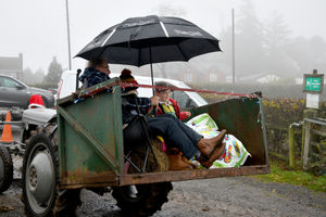 The annual Tractor Run saw a host of people take part in their tractors. Photo: Colin Hill