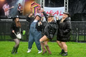 The weather failed to dampen spirits