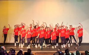 Penkridge Middle School students paying tribute to the musical Hairspray