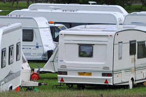 Supporting image for story: Police called as travellers set up on Telford factory site