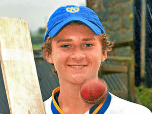 Supporting image for story: Young cricket star Joe Clarke makes history for Shropshire