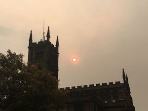The red sun in Wolverhampton 