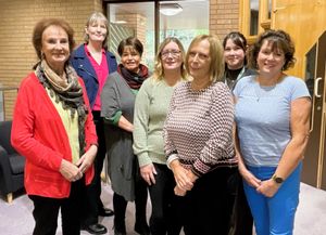 Members of Powys County Council’s Front Door Team in Llandrindod Wells which has been expanded to reduce hospital delays
