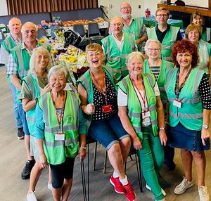 Volunteers at Newport Food & Save