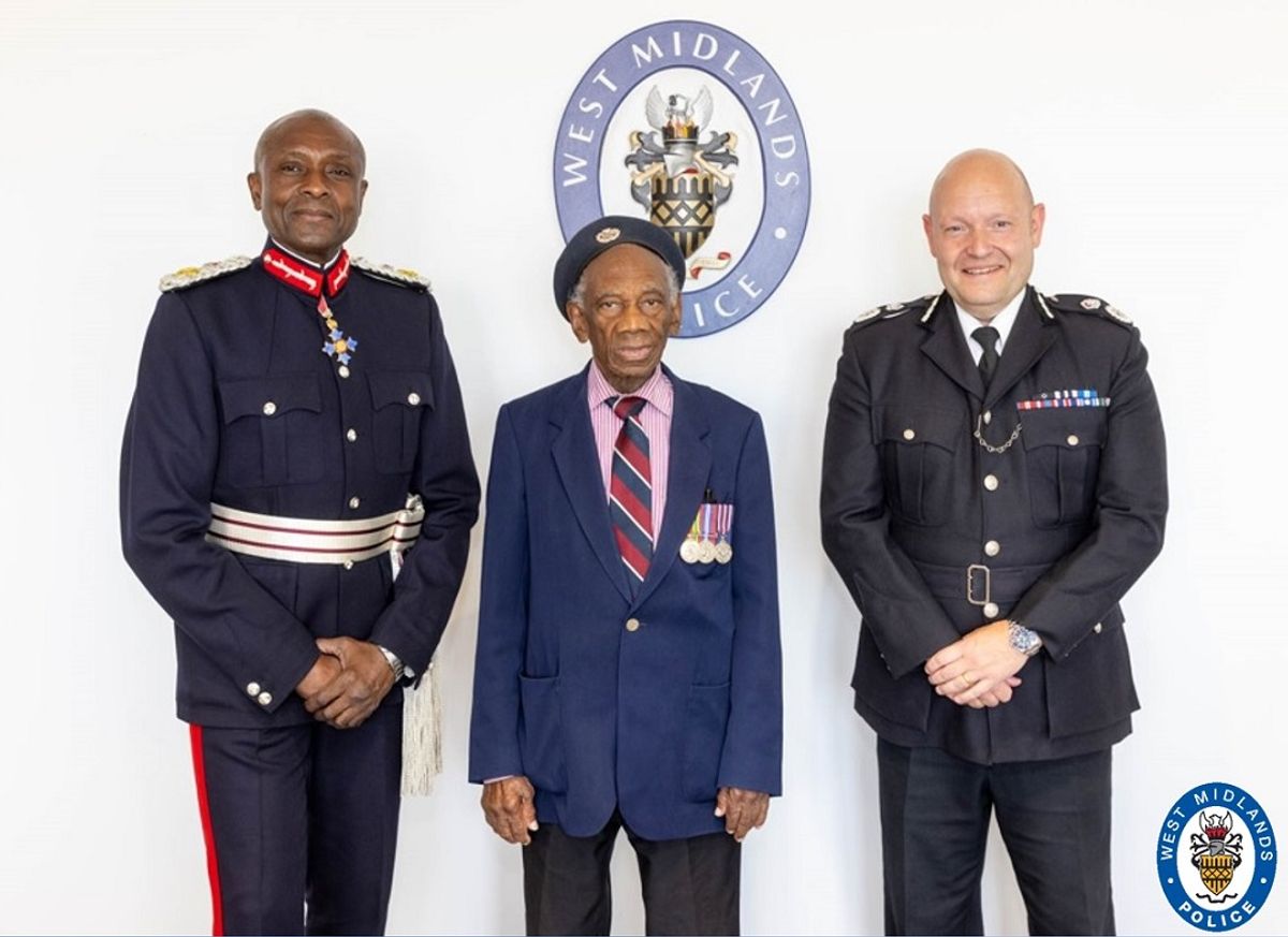 War hero Jake celebrates 100th birthday with West Midlands Police honour War hero Jake celebrates 100th birthday with West Midlands Police honour
