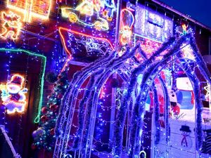 Supporting image for story: Children are flocking to this dad's Christmas winter wonderland in Walsall