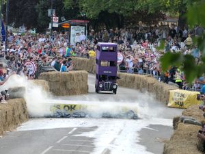Supporting image for story: Thousands descend on Alexandra Palace to witness return of Red Bull Soapbox Race