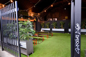 Under the arches – sit outside in the summer
