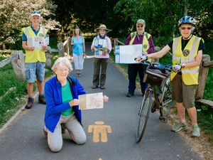 Supporting image for story: Telford walkers and cyclists get helping hand with maps