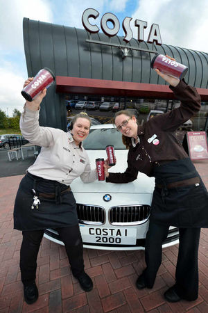 Manager Nicola McKenzie and Amy Clancy