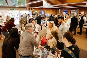 There were plenty of displays throughout the library