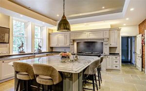 The Dower House's stunning kitchen. Picture: Savills/Rightmove.