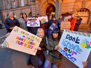 Supporting image for story: ‘They have failed our children': Parents protest after special school closure