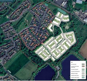 The proposal for the Shifnal site. Picture: Catesby Estates