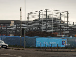 Supporting image for story: Aldi supermarket taking shape transforming Wolverhampton site