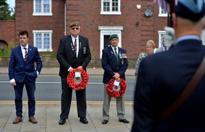 Servicemen from across the borough were in attendance
