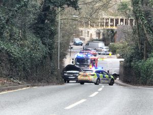 Supporting image for story: Crash closes road in Wolverhampton - emergency services called to scene