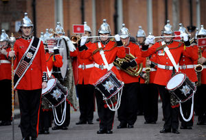 The parade in Wolverhampton for Remembrance Sunday