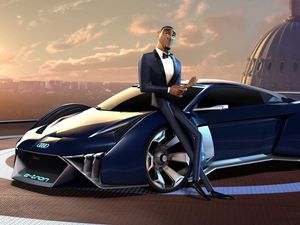 Supporting image for story: Audi gets all animated over concept car for upcoming film