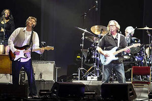 Supporting image for story: Rare live treat as rock royalty reunited