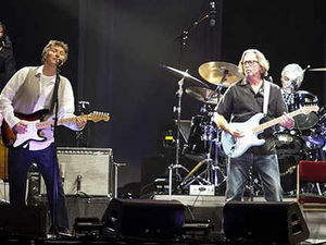 Supporting image for story: Rare live treat as rock royalty reunited