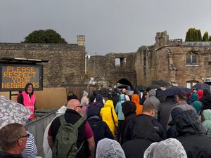 Supporting image for story: Ludlow Castle Comedy Festival evacuated due to ‘red warning for lightning’
