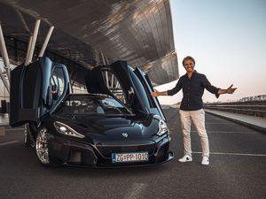 Supporting image for story: Nico Rosberg takes delivery of first Rimac Nevera hypercar