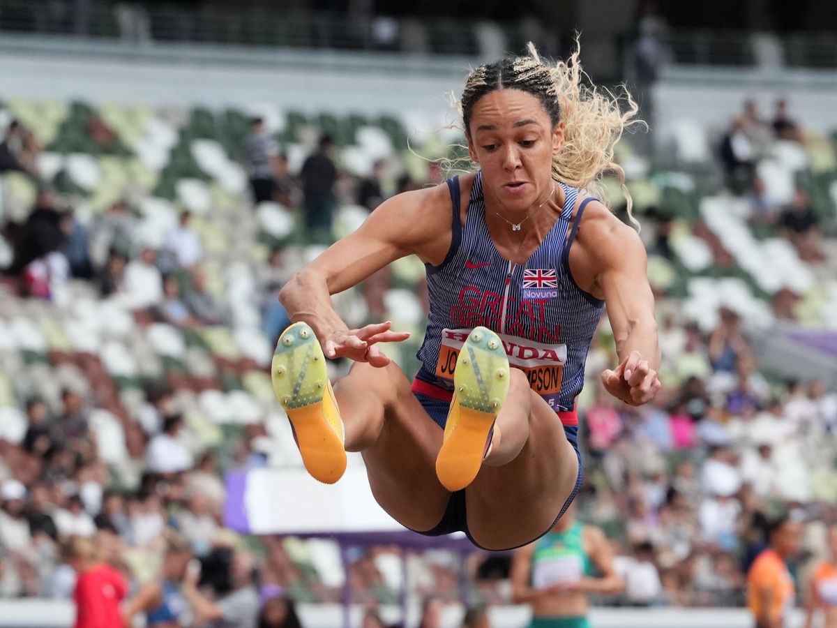 Katarina Johnson-Thompson third with two heptathlon events remaining in Tokyo