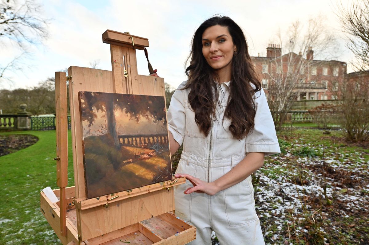 Meet the Shifnal artist whose work is inspired by her surrounding countryside and is appearing on TV's Landscape Artist of the Year