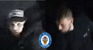 Do you know these two men? Police wish to talk to them following the theft of a vehicle in Halesowen
