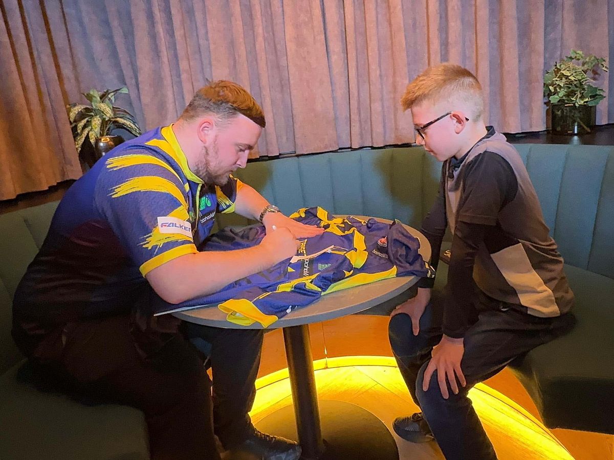 Luke Littler inspired by young fan who turned to darts during meningitis battle