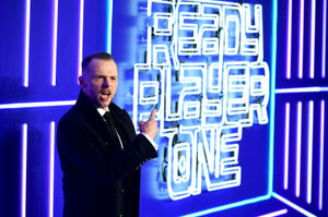 Simon Pegg attending the European Premiere of Ready Player One held at the Vue West End in Leicester Square, London