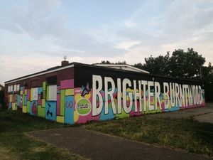 Supporting image for story: Art mural helping to brighten up centre