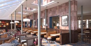 Artist impression of planned changes at Wetherspoon's St Matthew's Hall in Lichfield Street, Walsall. PIC: DV Architects
