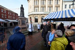 Canon Rob Hall held the Sister Dora thanksgiving service